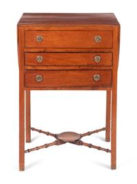 A George III Style Mahogany Work Table