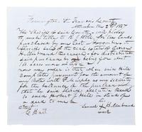 HILDEBRAND, Samuel (1836-1872). Pre-Civil War manuscript bearing X-mark signature of the notorious Missouri "Bushwacker." 2 November 1857.