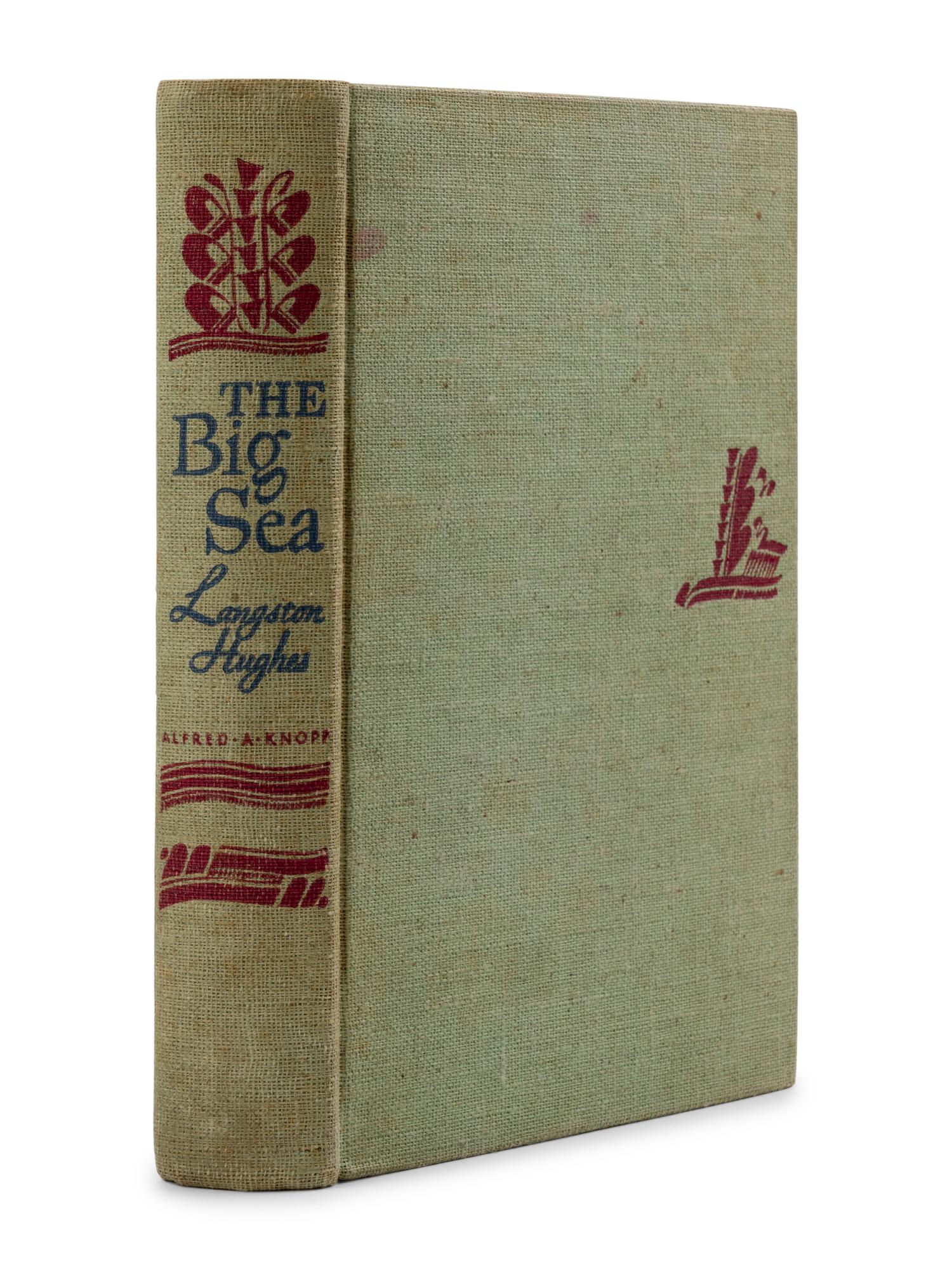 HUGHES, Langston (1901-1967). The Big Sea . New York & London: Alfred A. Knopf, 1940.