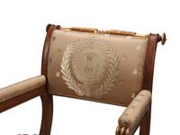 A Pair of Italian Neoclassical Style Parcel-Gilt Armchairs
