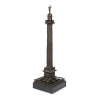 A Grand Tour Bronze Model of the Vendôme Column