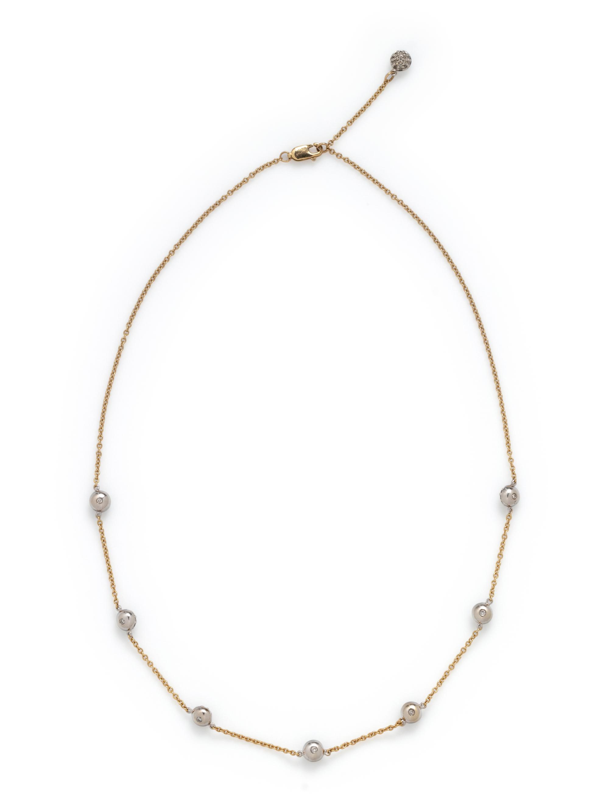 SONIA B., DIAMOND STATION NECKLACE
