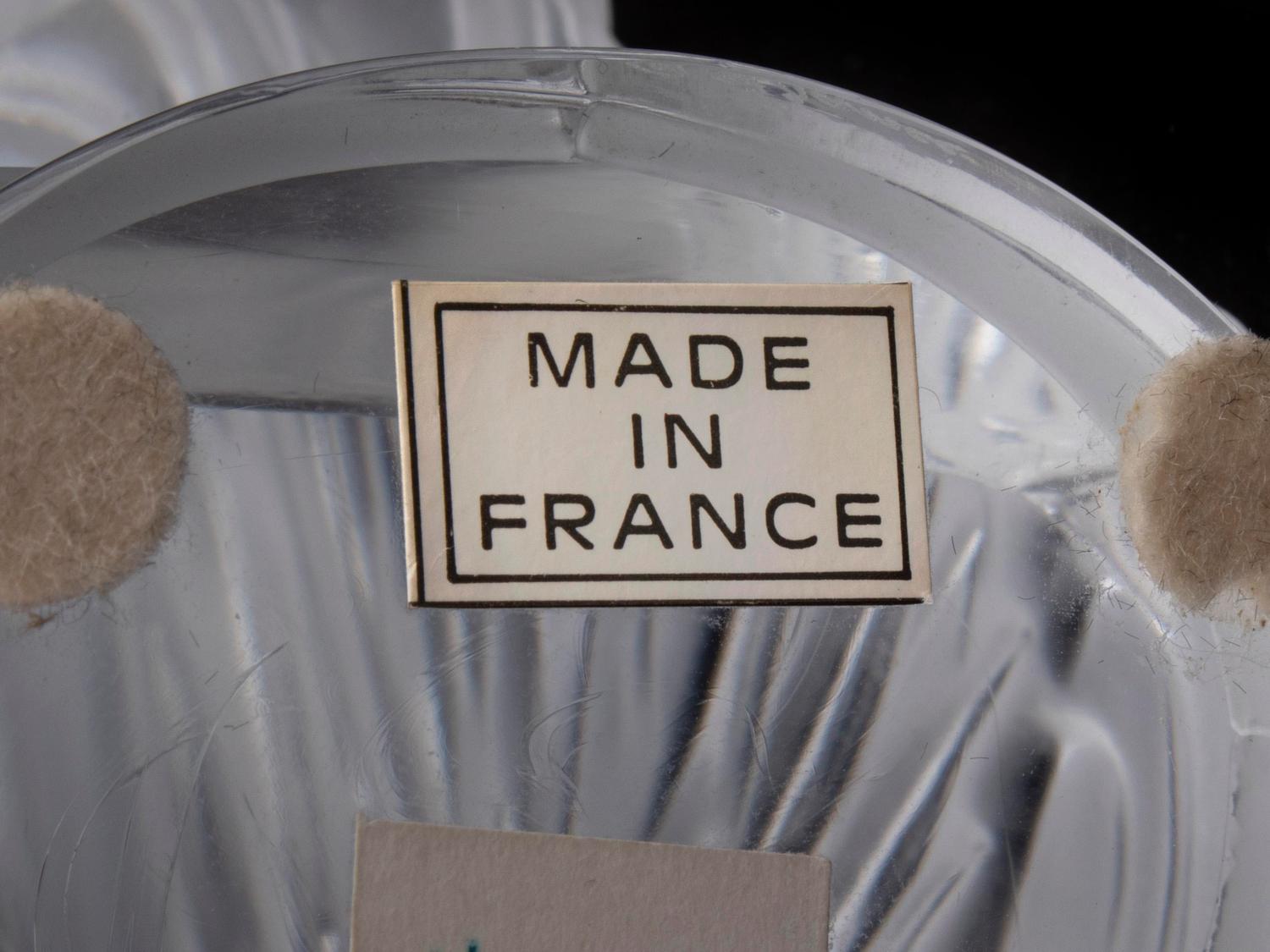 A Lalique Frosted Glass Car Mascot: Coq Nain — 20TH CENTURY