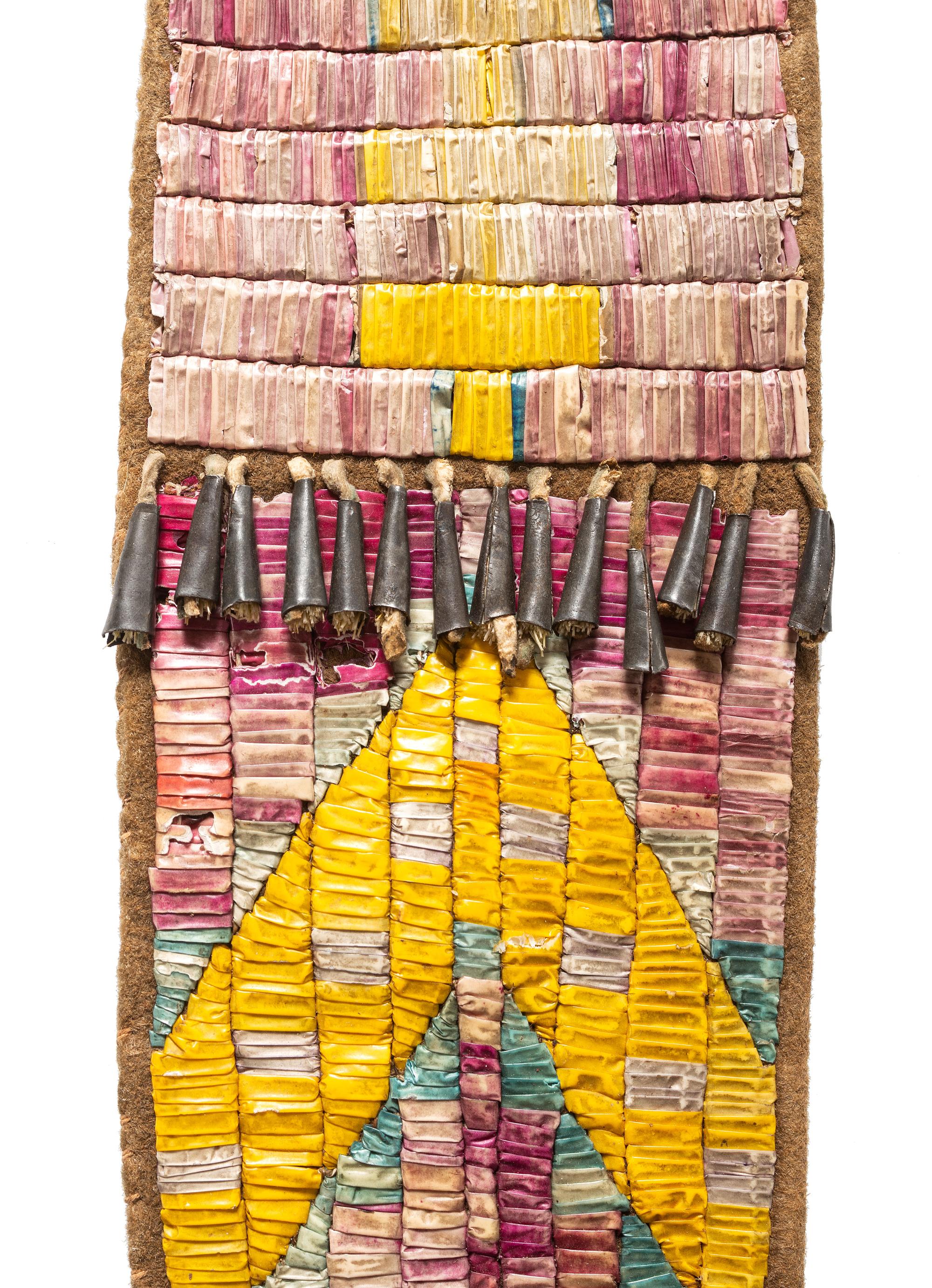 Fort Berthold Quilled Hide Knife Sheath