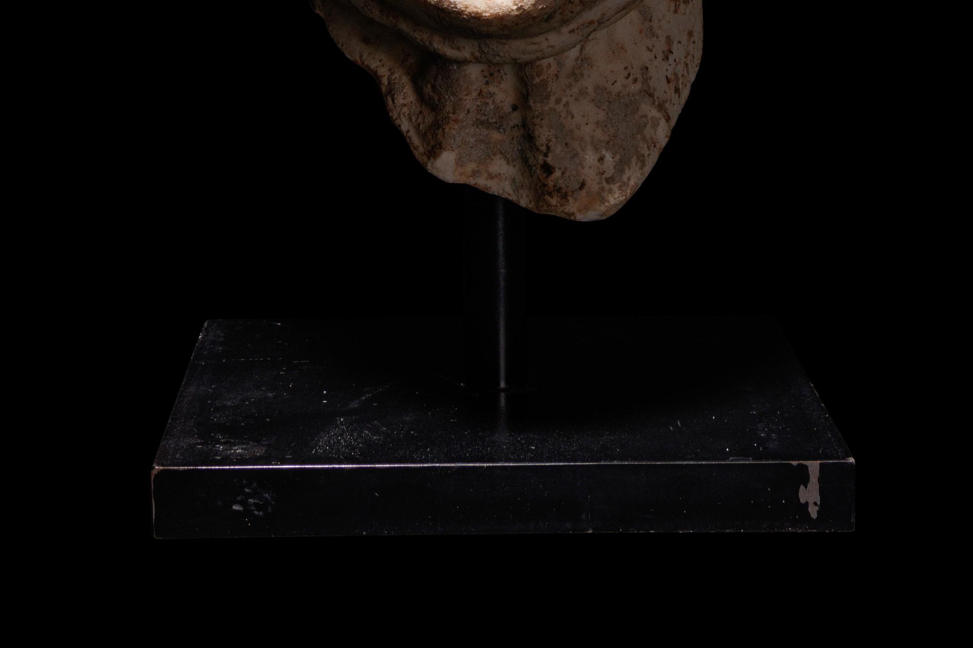 A Hellenistic Marble Portrait Head