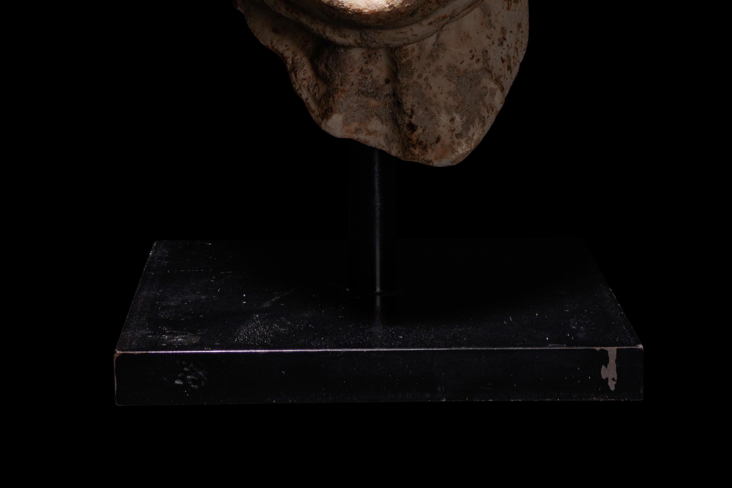 A Hellenistic Marble Portrait Head