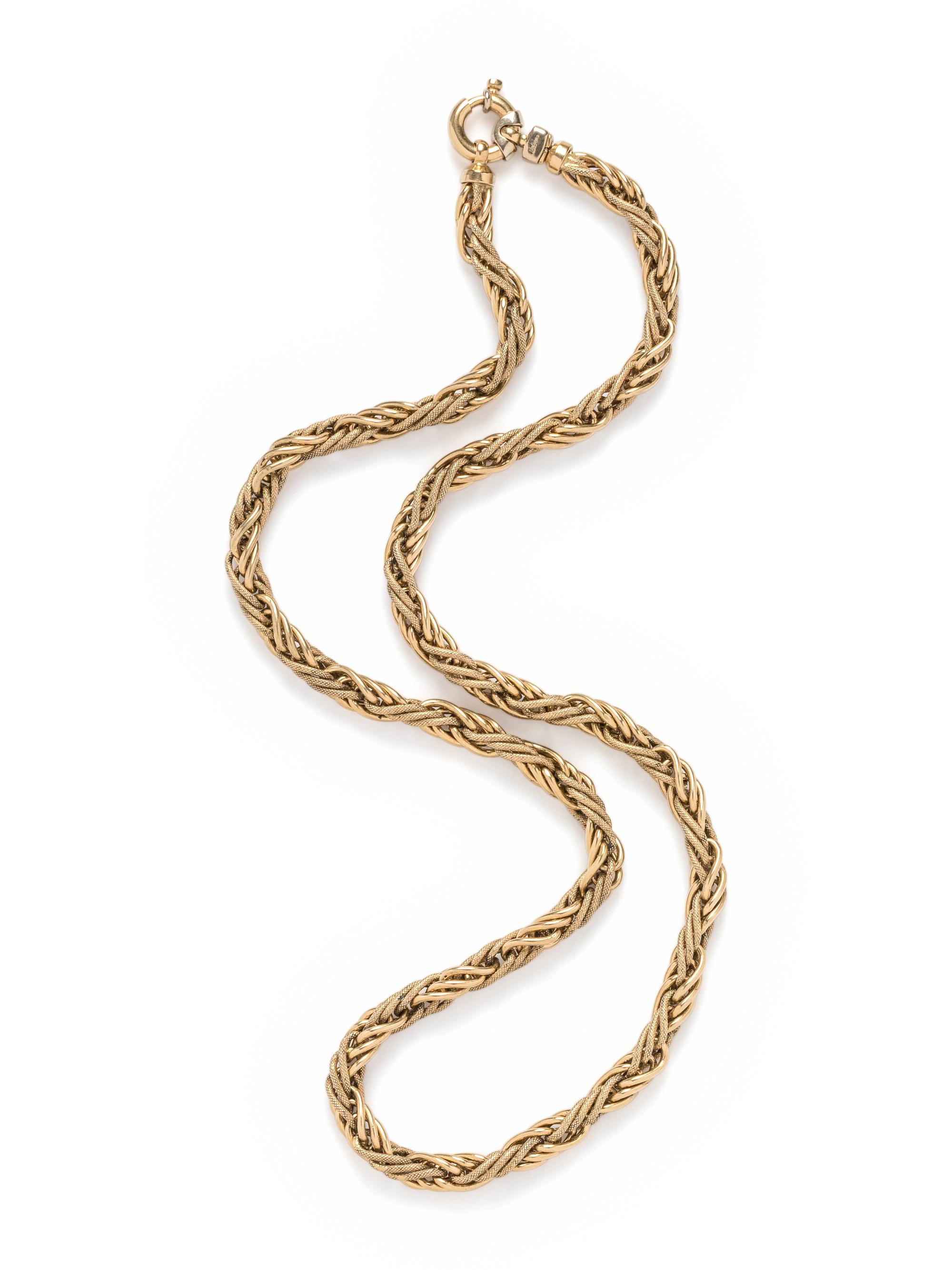 YELLOW GOLD NECKLACE