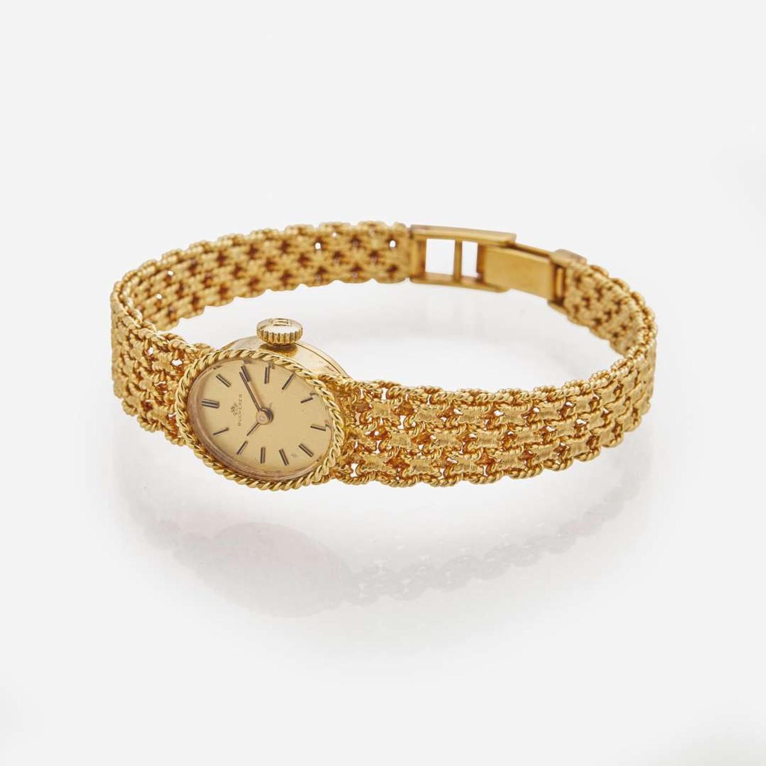 An 18K Yellow Gold Bucherer Ladies Watch