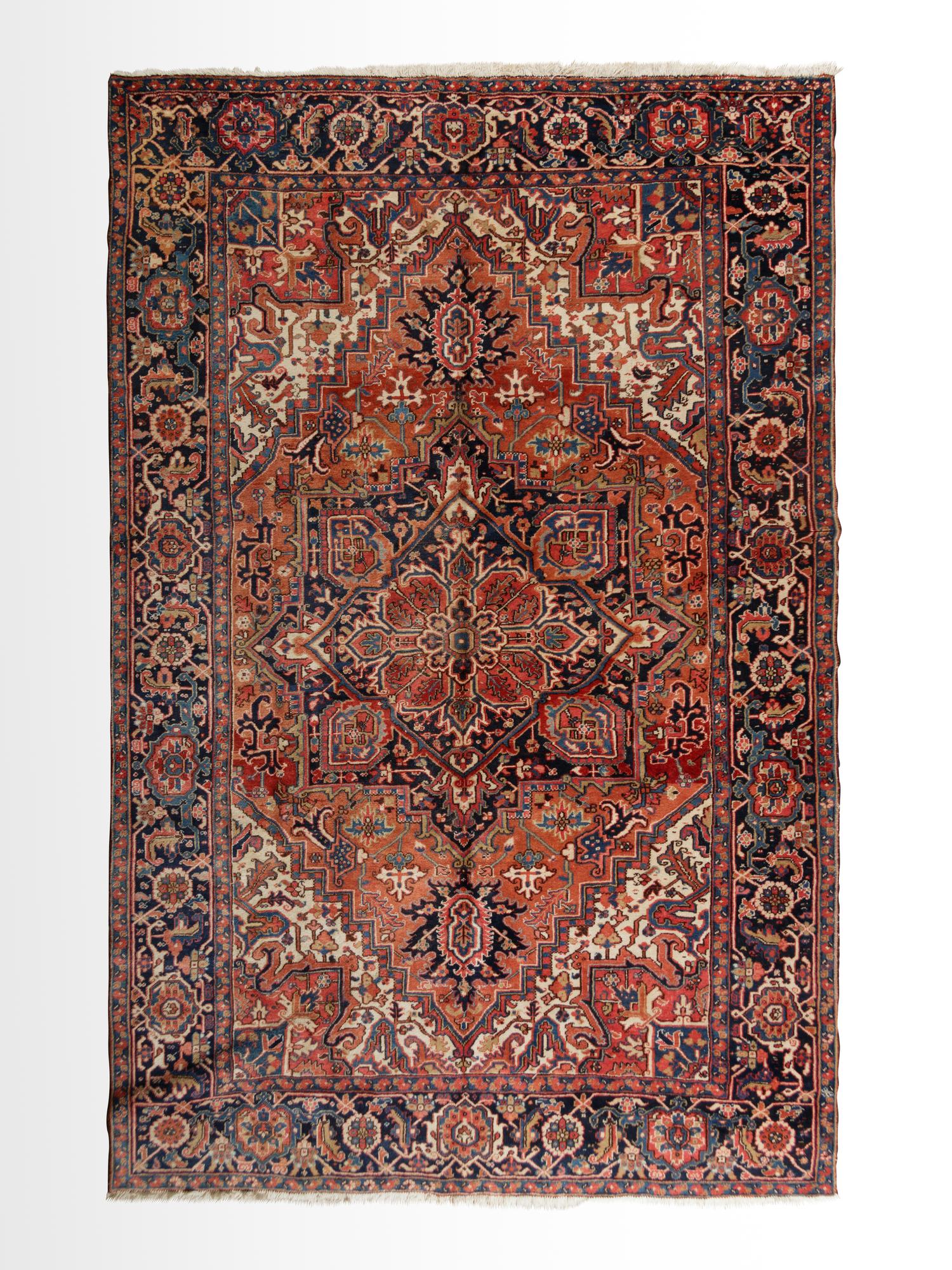 A Heriz Wool Rug