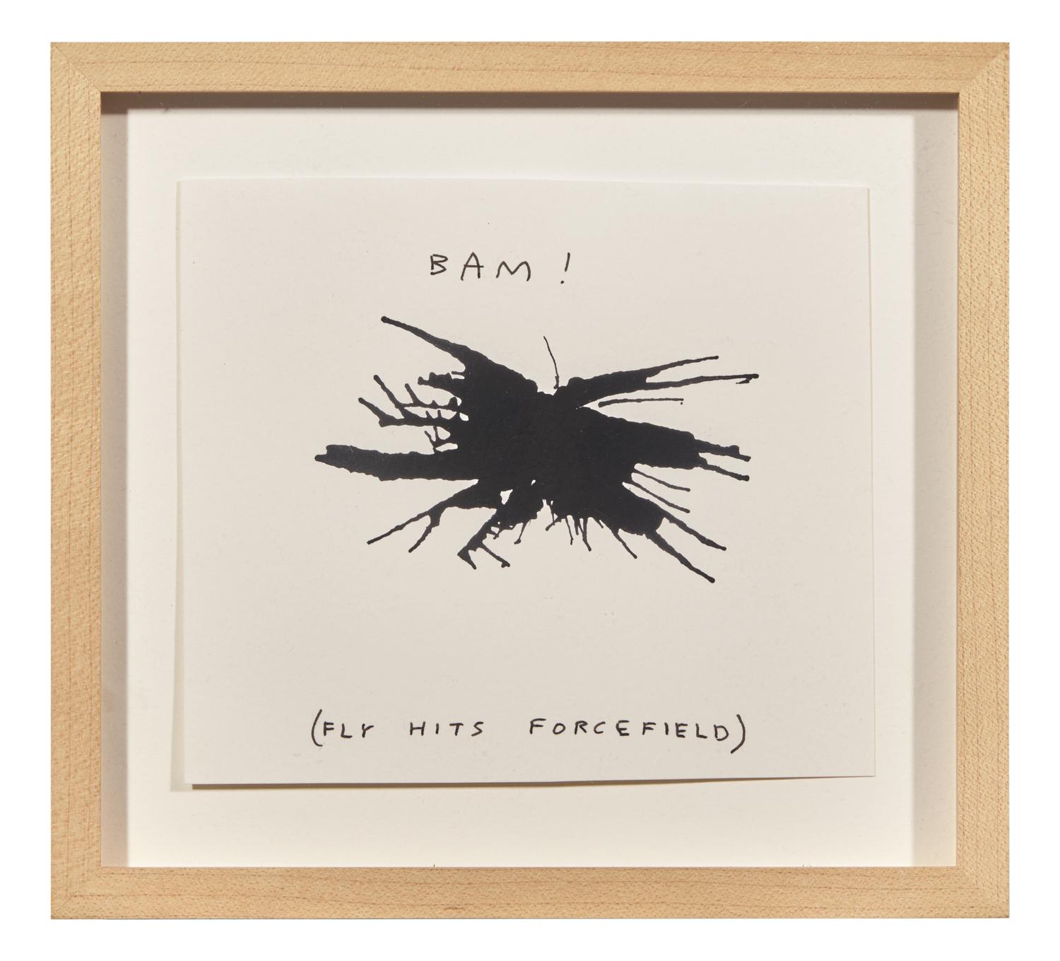 Untitled (Bam!) , 1997, Untitled (Draughtsman takes a shower) , 1997, Untitled (Dear Your Majesty) , 1997-99, Untitled (Trademarks) , 1999, Untitled (Crossword) , 1998 and Untitled , 2003 (a group of 6 works)
