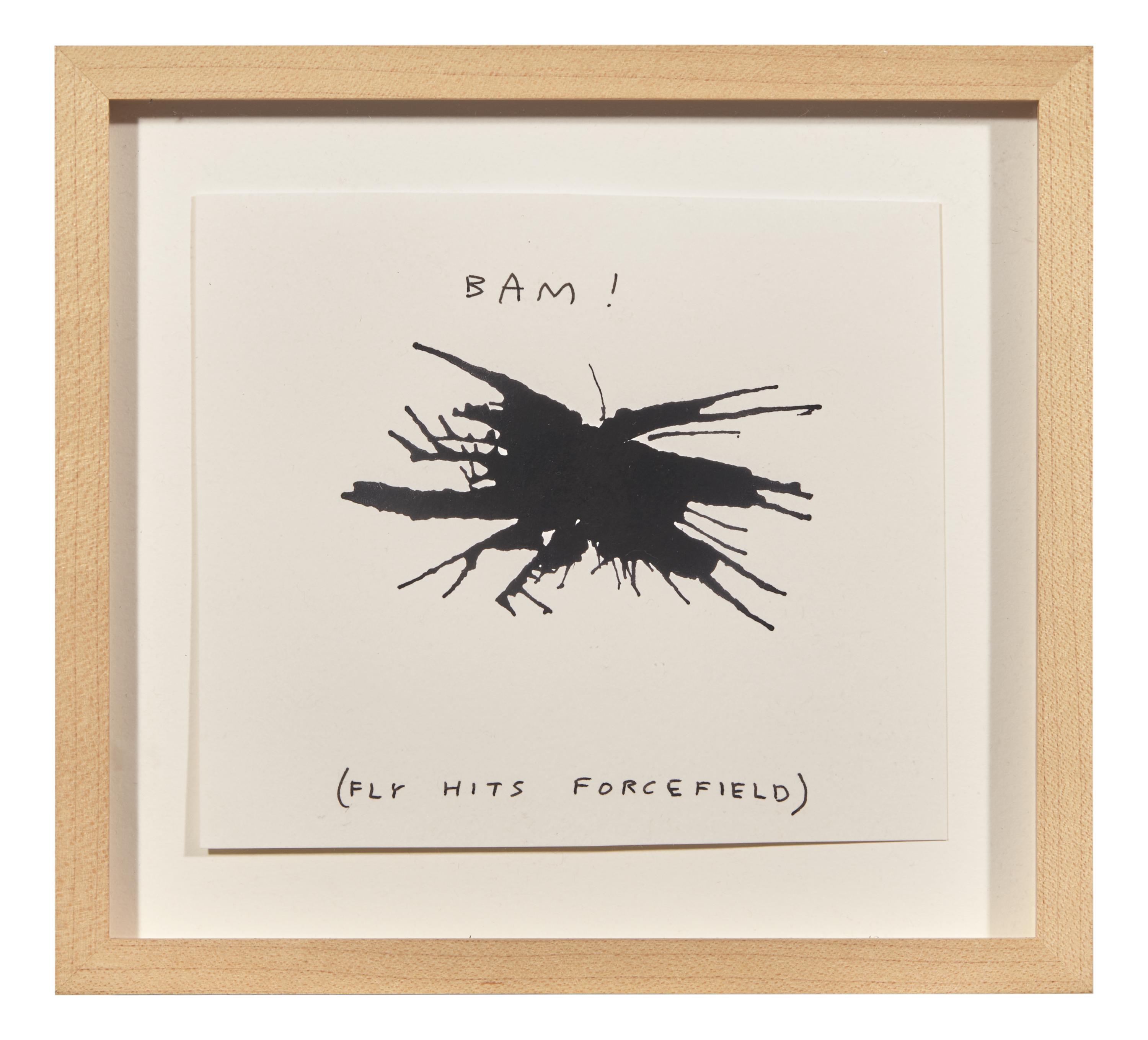 Untitled (Bam!) , 1997, Untitled (Draughtsman takes a shower) , 1997, Untitled (Dear Your Majesty) , 1997-99, Untitled (Trademarks) , 1999, Untitled (Crossword) , 1998 and Untitled , 2003 (a group of 6 works)