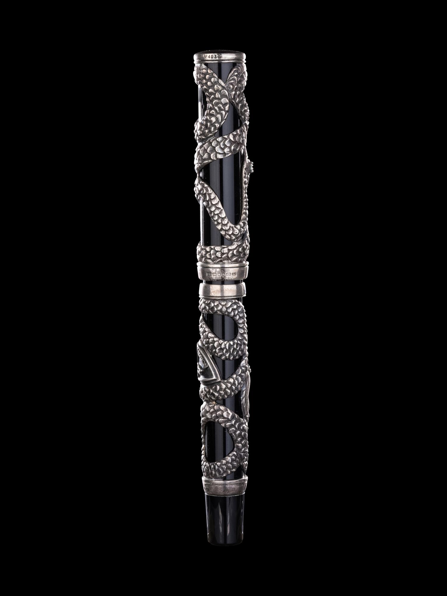 Parker: Snake Limited Edition Silver Mounted Fountain Pen