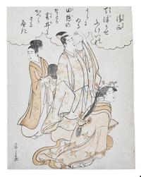 Eleven Assorted Japanese Woodblock Works, 18th-19th Century