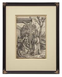 Christ Taking Leave of his Mothe r (from Life of the Virgin )