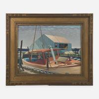 Richard Gibson Wedderspoon (American, B.C. 1889-D.C. 1976) Fishing Boat, Naples, Florida