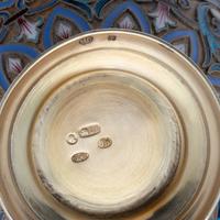 A Russian Silver-Gilt and Shaded Enamel Charka