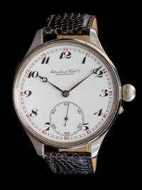 A Stainless Steel Converted Wristwatch, IWC Schaffhausen,