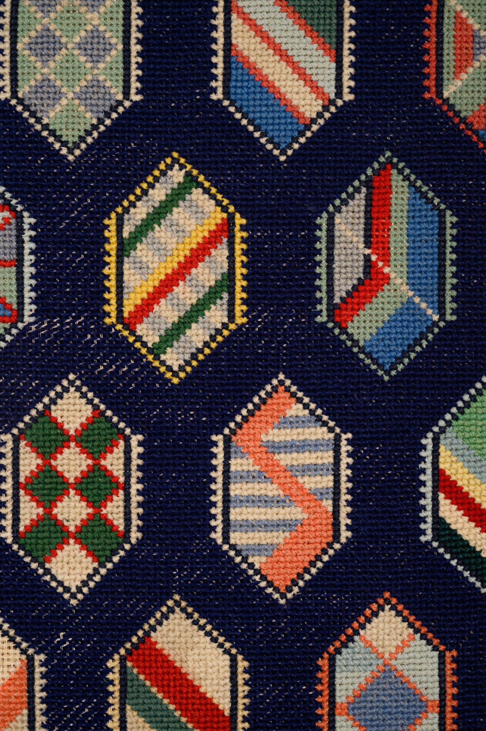 A Decorative Needlepoint Panel