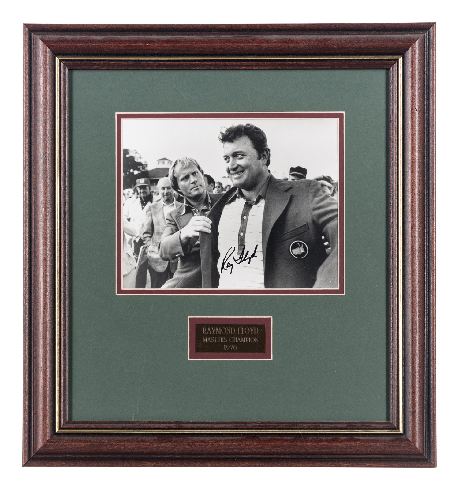 A Large Group of Masters Golf Champions Signed Autograph Displays,