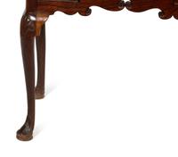 A Queen Anne Style Oak Dressing Table