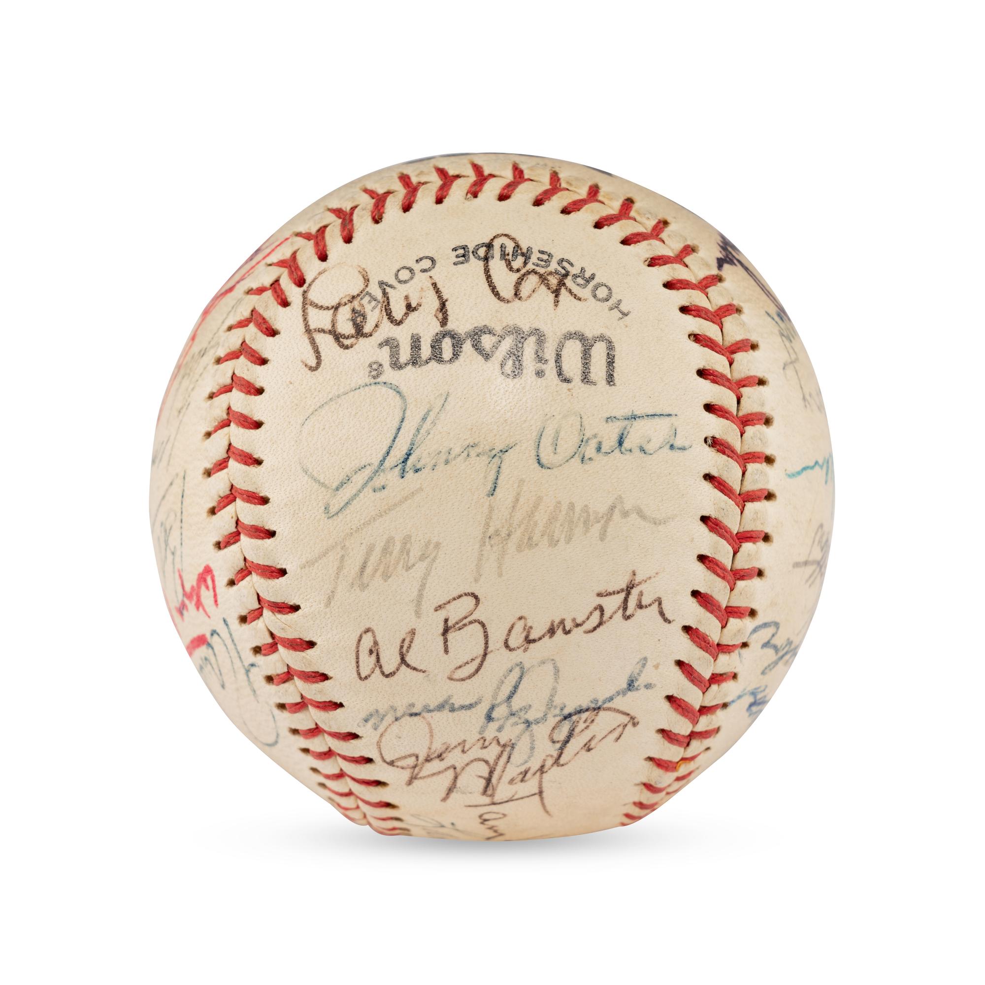 A 1975 Philadelphia Phillies Team Signed Autograph Baseball