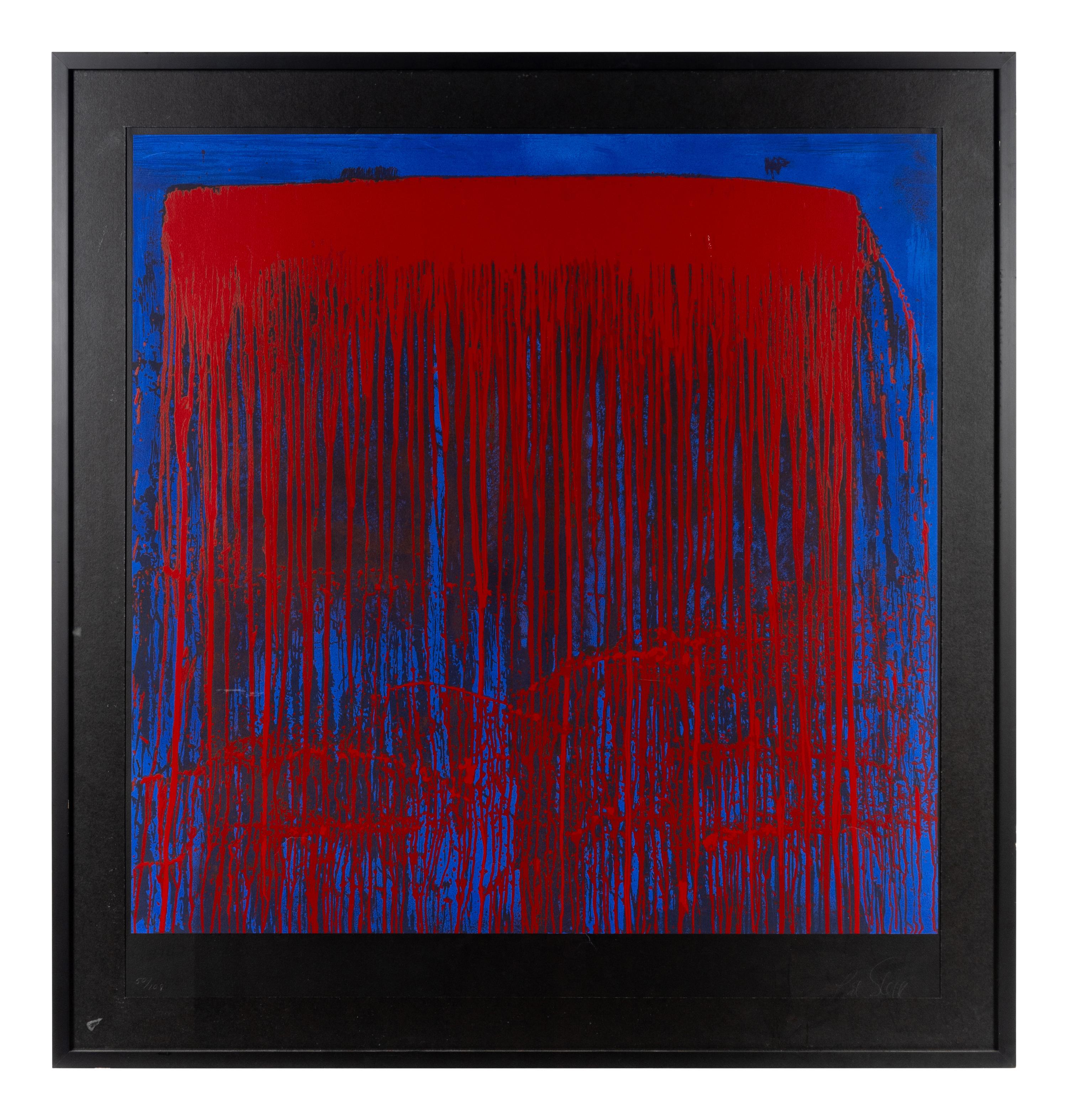 Red and Blue Berlin Waterfall , 1993