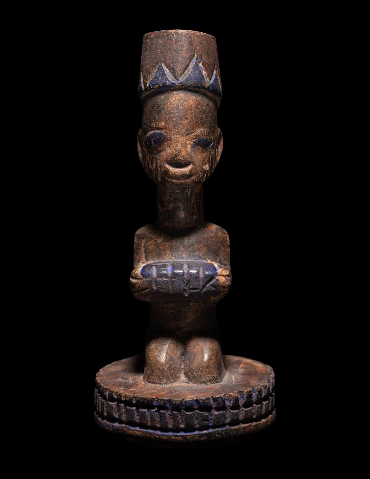 Three Yoruba Wood Figures