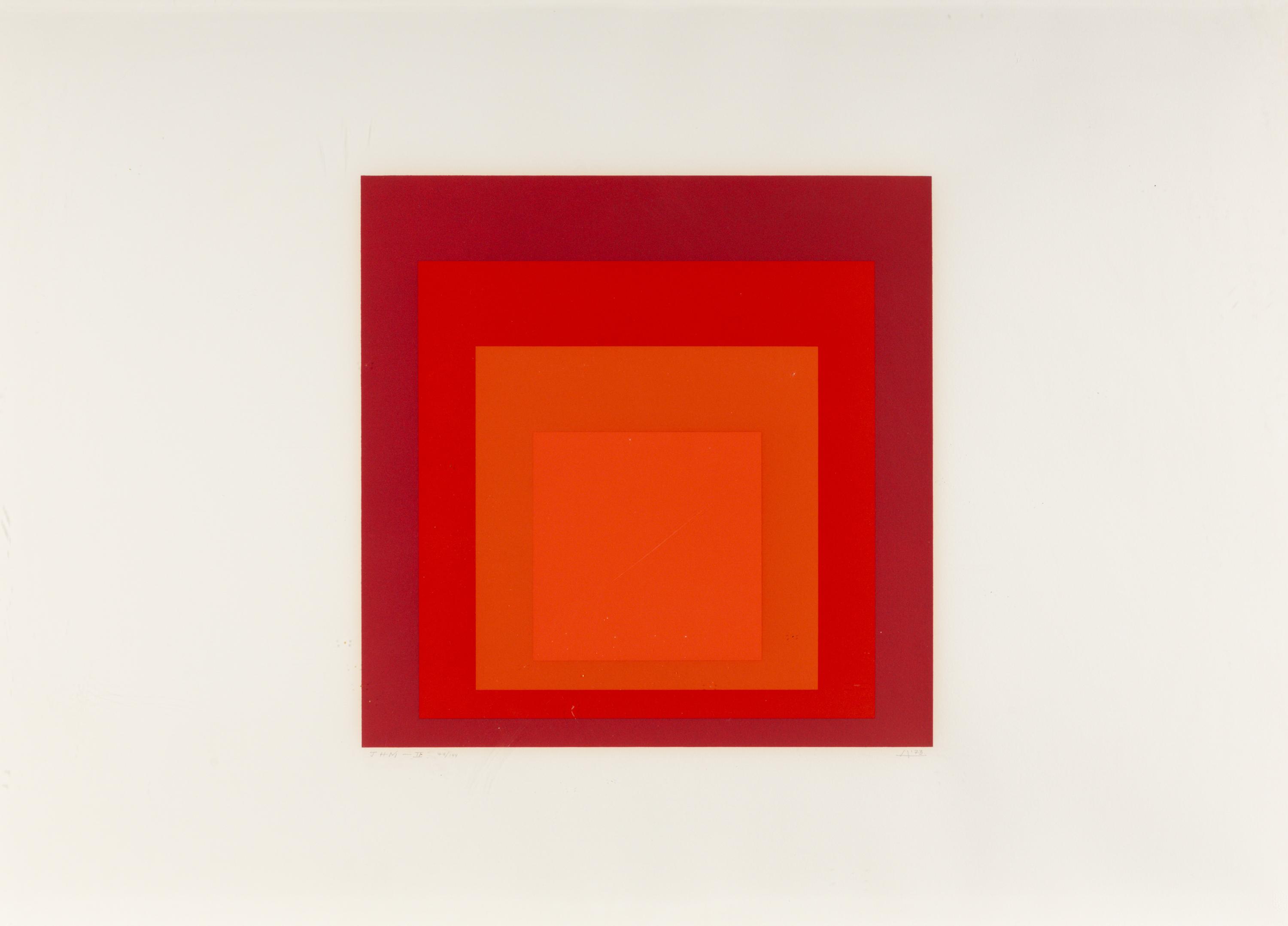 JHM-II (from the Josef Albers Honors the Hirshhorn Museum and Sculpture Garden portfolio), 1973