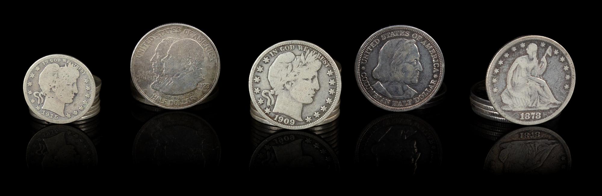 A Collection of United States Pre-1945 Coins