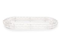 A Lalique Eight-Piece Festons Chemin de Table Centerpiece