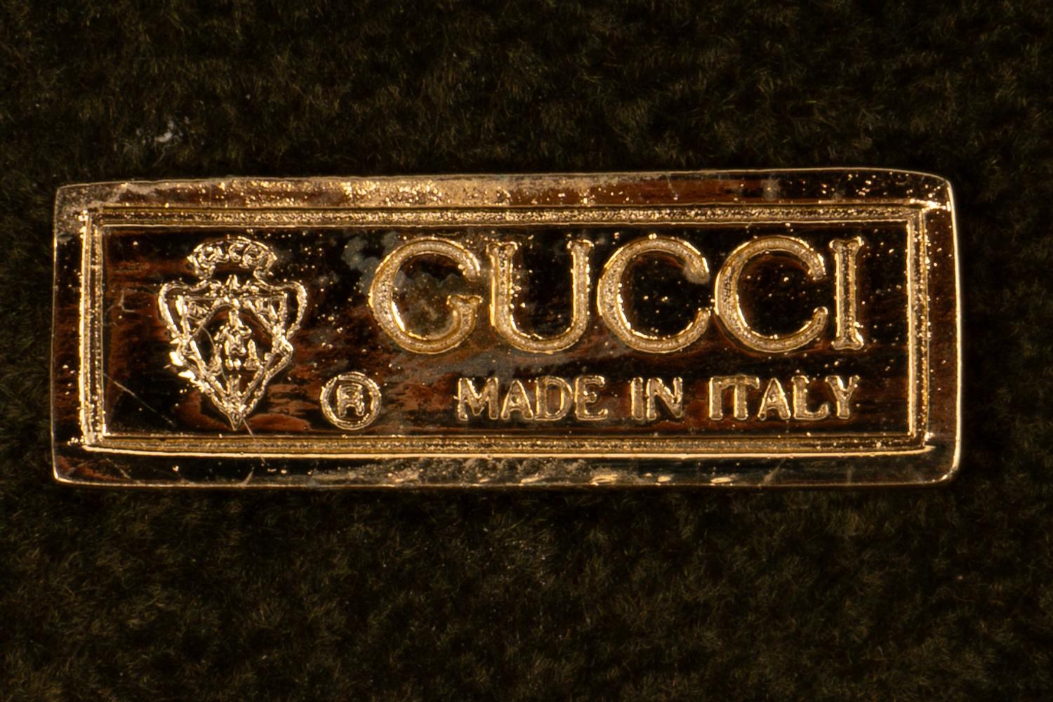 A Group of Three Gucci Burlwood Jewelry Cases
