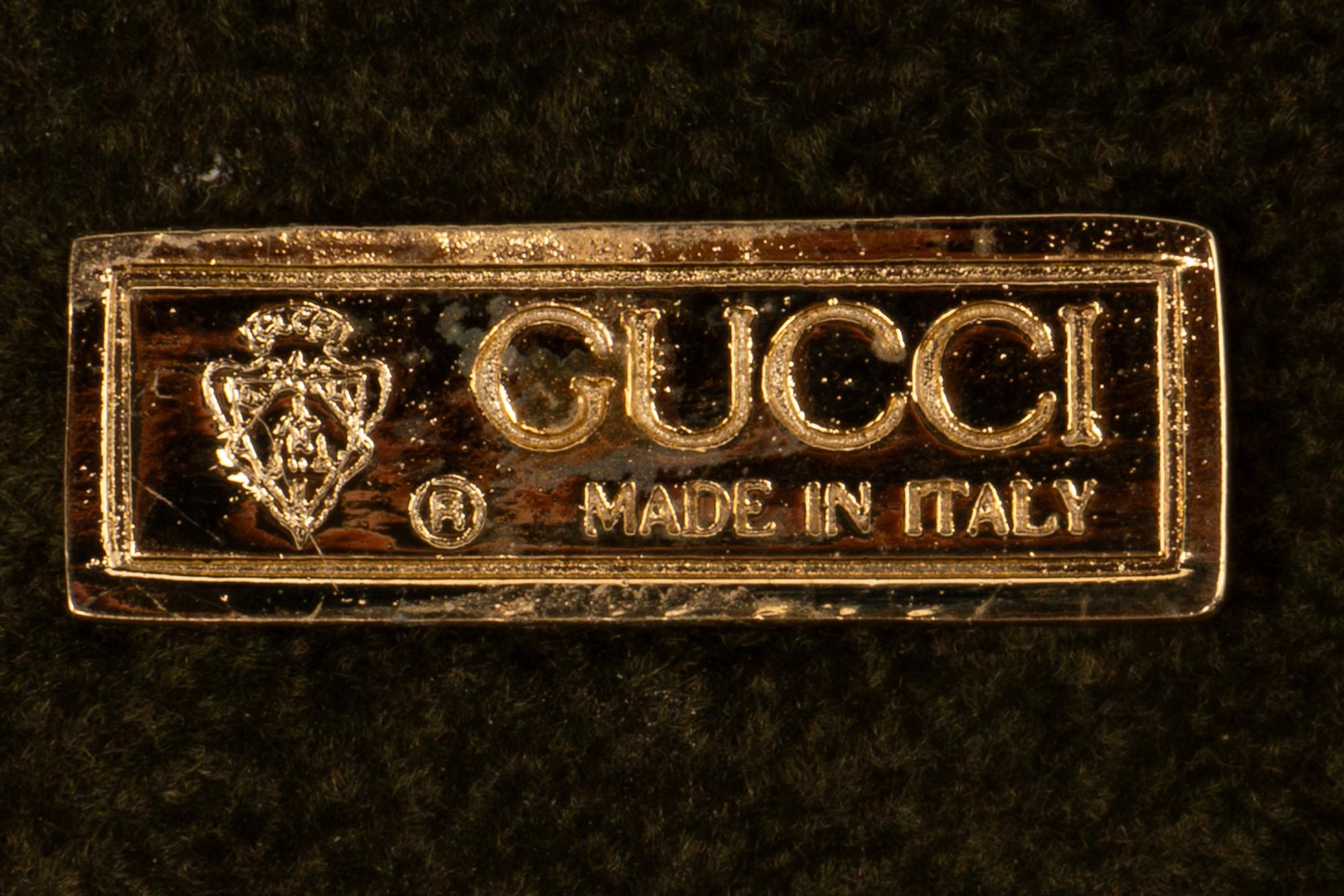 A Group of Three Gucci Burlwood Jewelry Cases