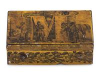 A Musical Movement in a Tin Transfer Box