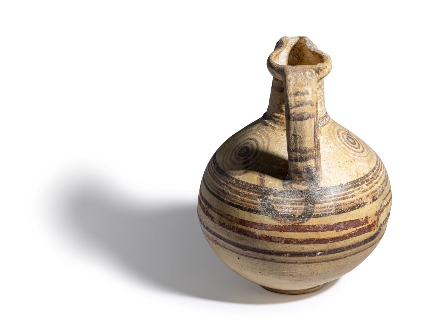 A Cypriot Bichrome-Ware Trefoil Pitcher