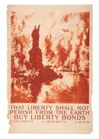 [WORLD WAR I]. A group of 11 posters, including 4 featuring artwork by Howard Chandler Christy, comprising: