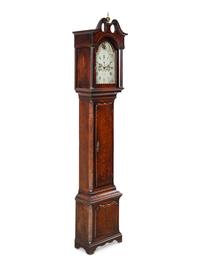 A George III Oak Tall Case Clock