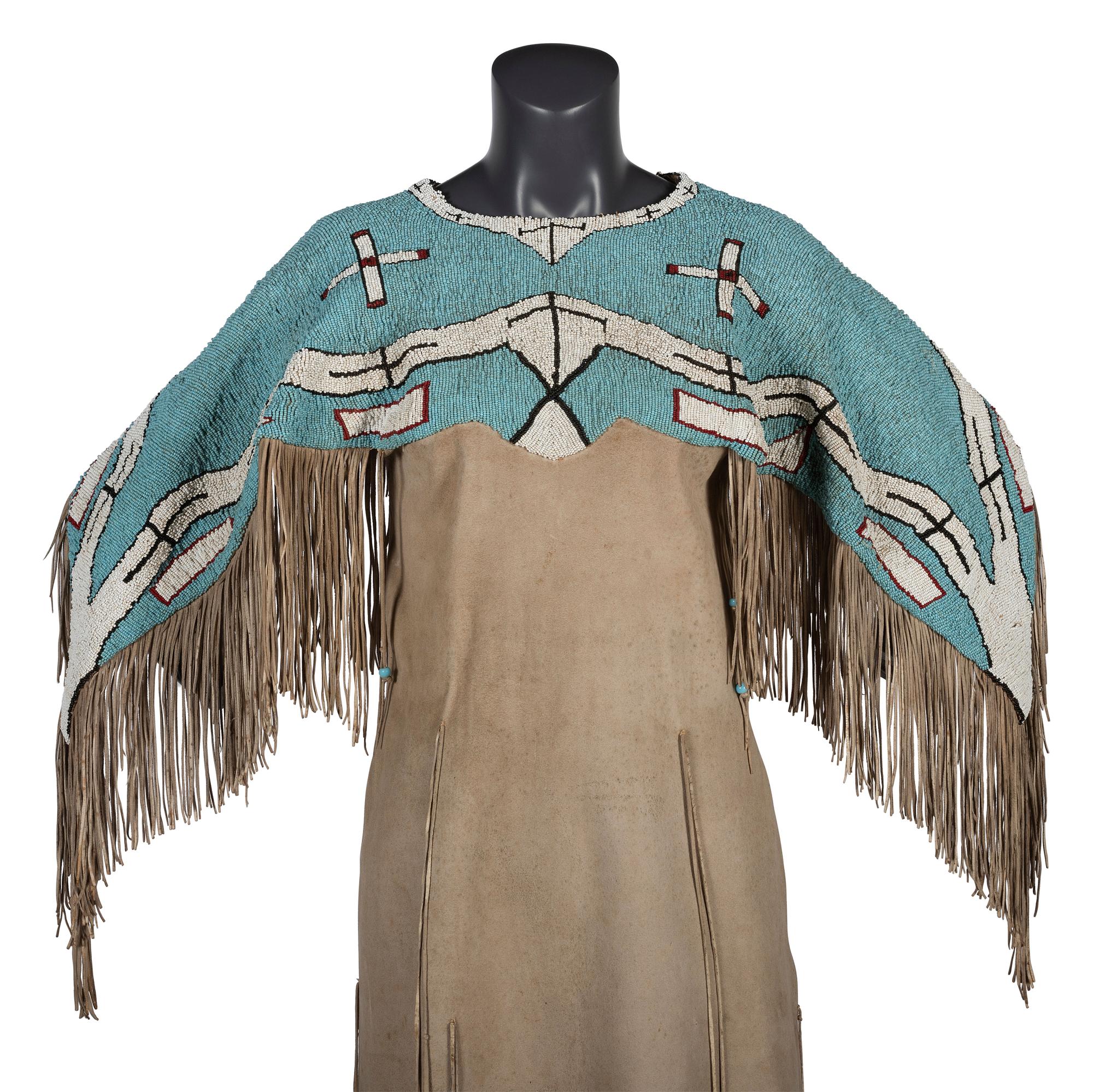 Plateau Beaded Hide Dress