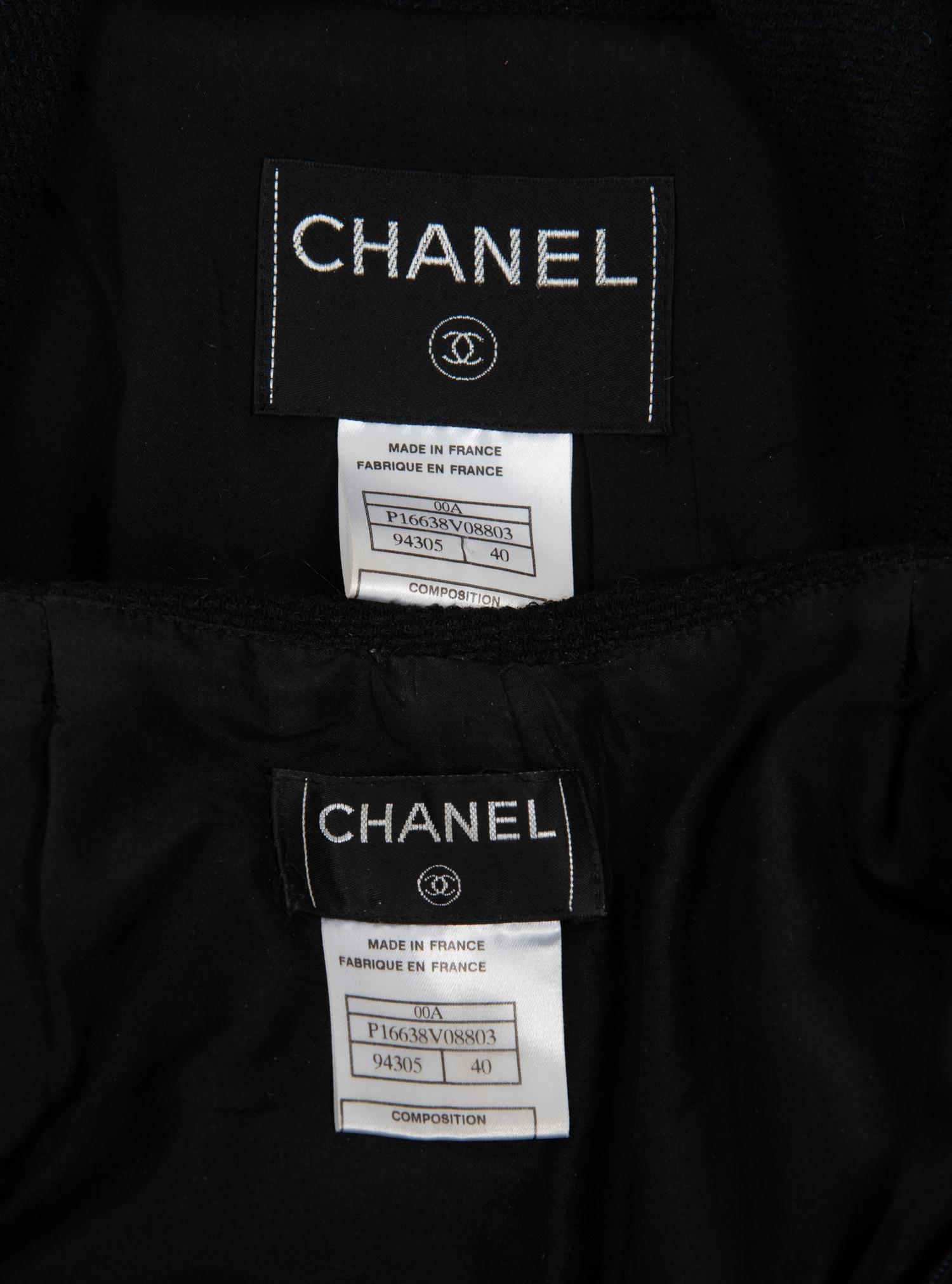 Chanel Wool Two-Piece Pant Ensemble, Fall 2000