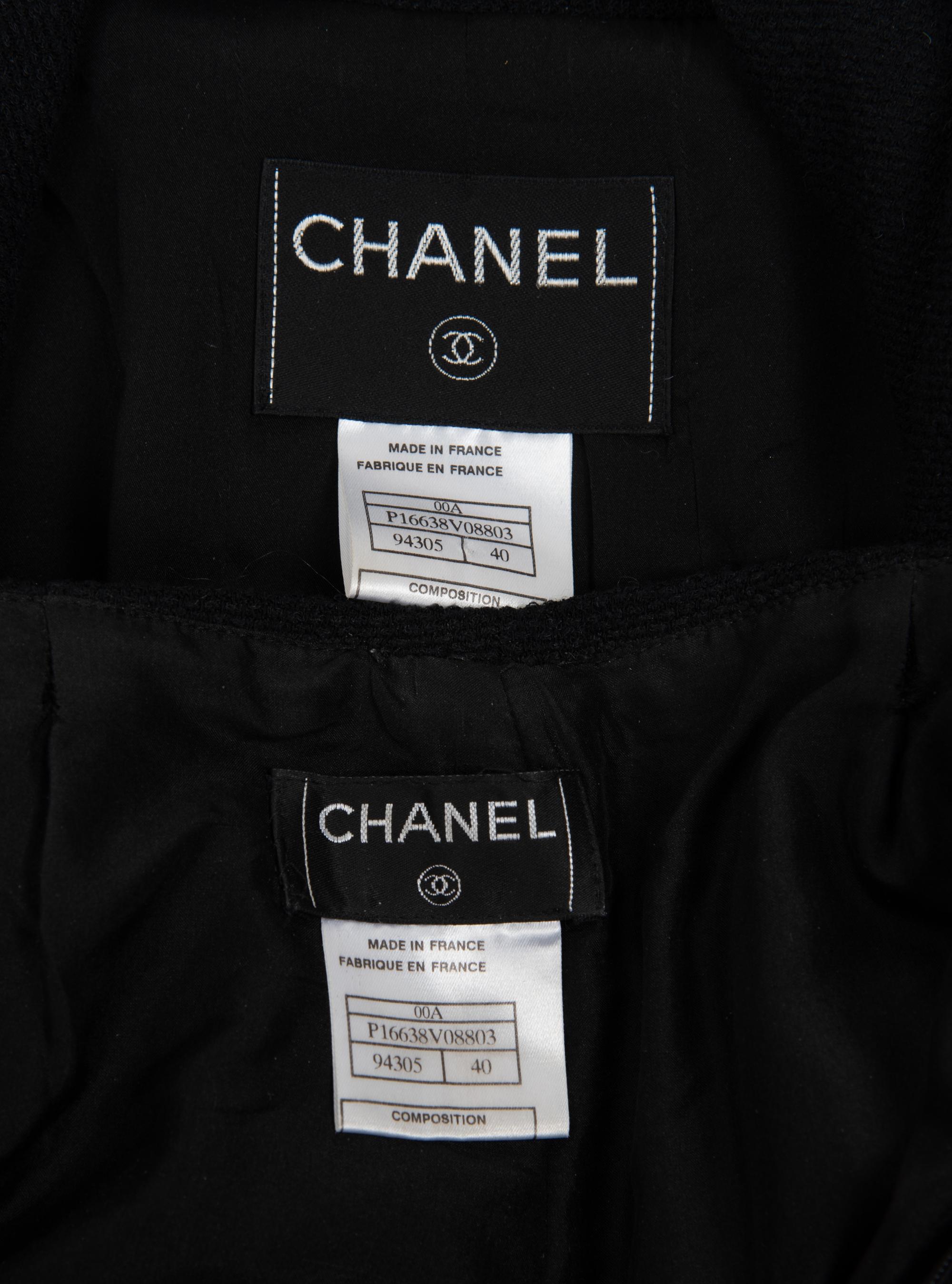 Chanel Wool Two-Piece Pant Ensemble, Fall 2000
