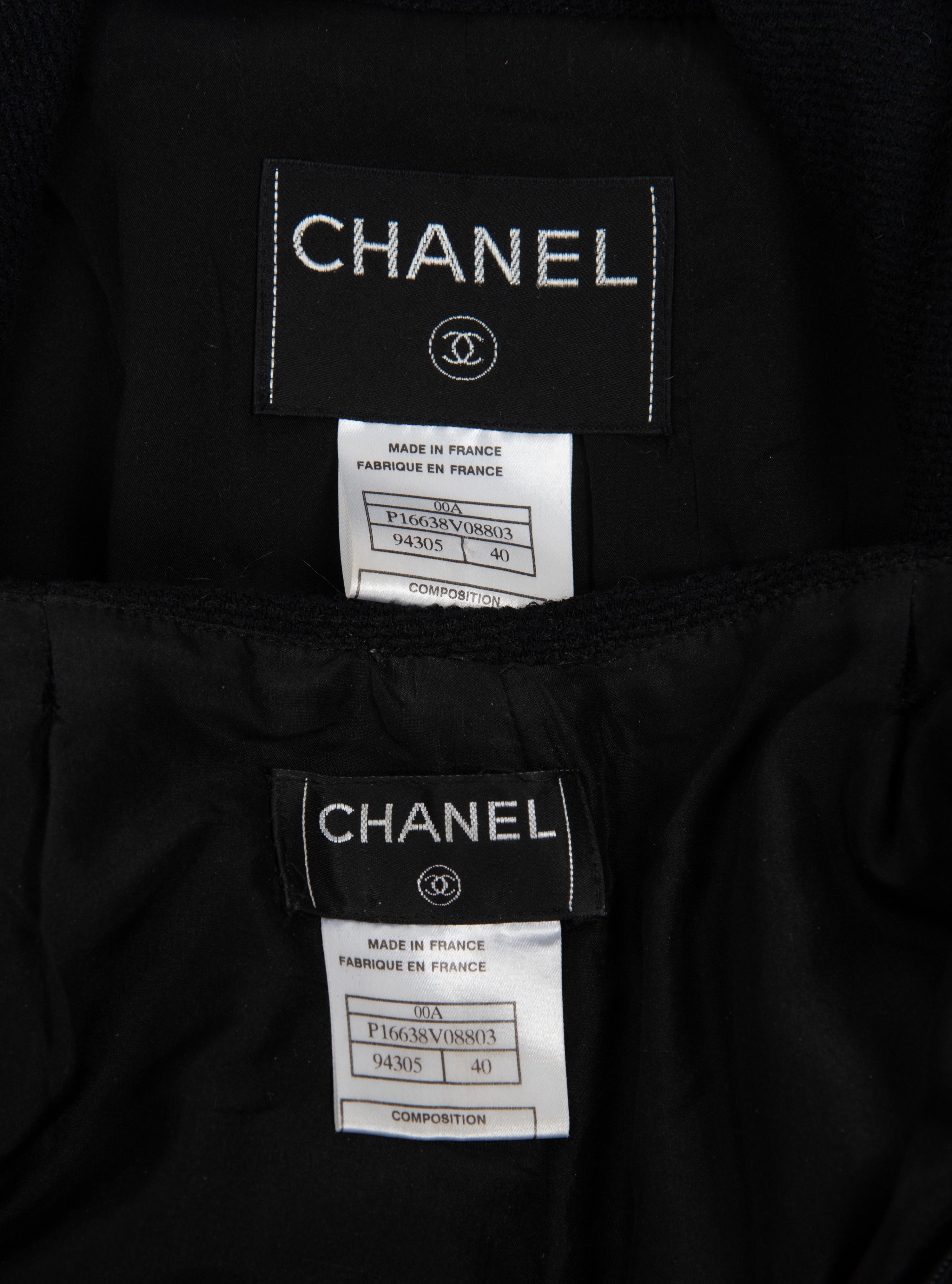Chanel Wool Two-Piece Pant Ensemble, Fall 2000
