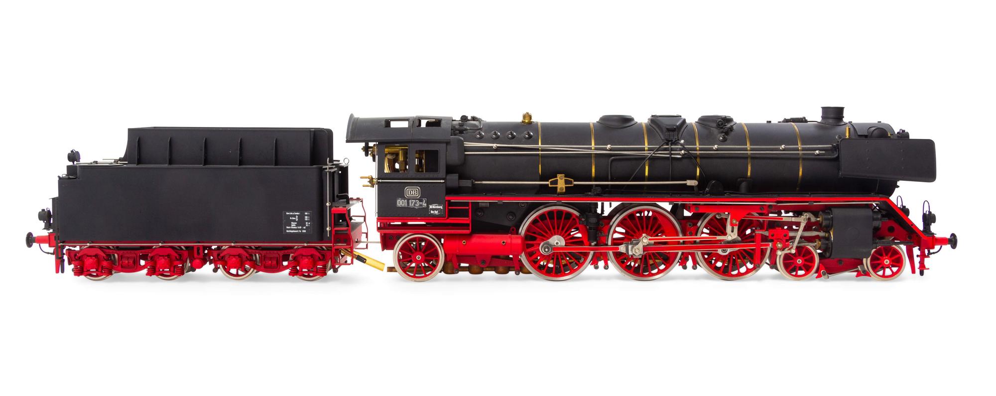 An Aster/Fulgurex Polychrome 1-Gauge DB 4-6-2 Locomotive and Tender