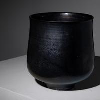 Vase in Crystalline Gunmetal, 1962 Los Angeles, California, USA