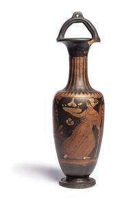 A Campanian Red-Figured Bail-Amphora