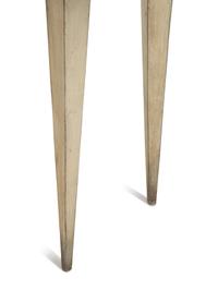 An Art Deco Style Silvered and Gilt Mirror-Inset Console Table