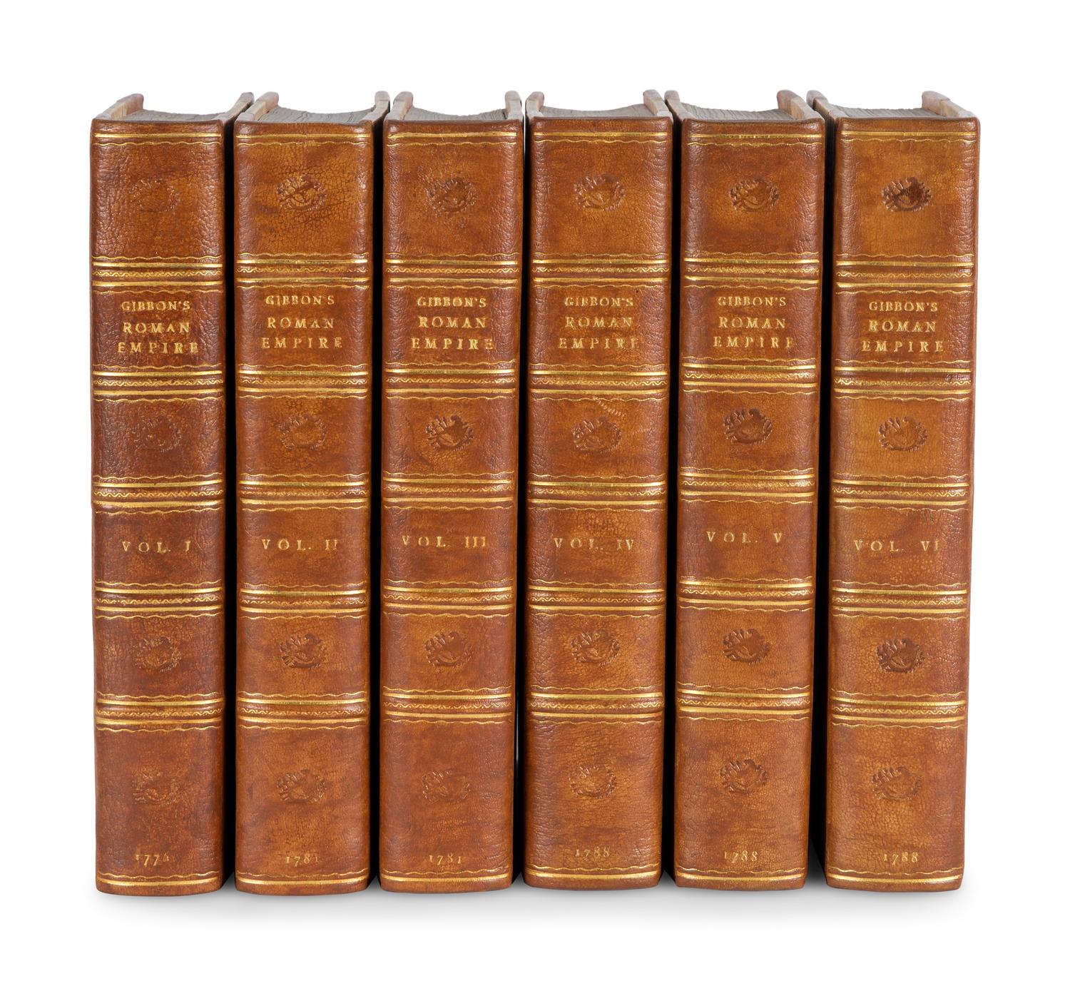 GIBBON, Edward (1737-1794). The History of the Decline and Fall of the Roman Empire . London: W. Strahan and T. Cadell, 1776-1788.