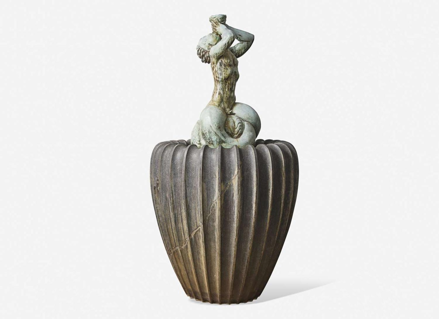 Carl (Wilhelm Emile) Milles (Swedish/American, 1875-1955) - Small Triton Fountain