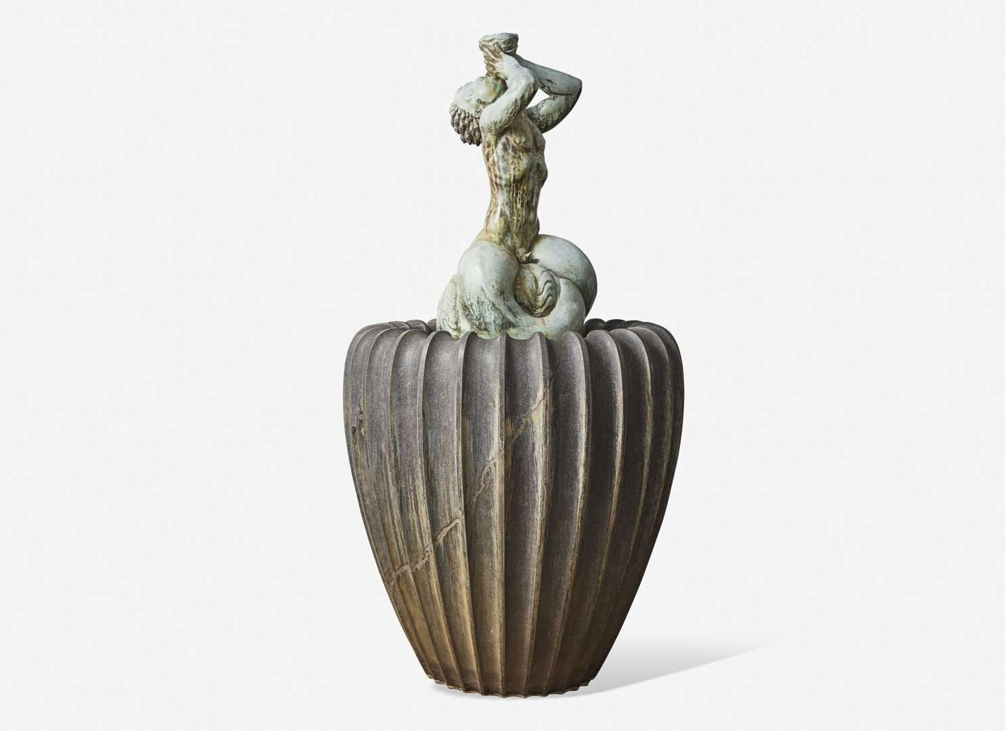 Carl (Wilhelm Emile) Milles (Swedish/American, 1875-1955) - Small Triton Fountain