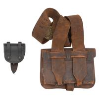 US Pattern of 1861 J.B. Thaxter Contract Cartridge Box with Box Plate, Sling, Breast Plate and a Cap Pouch