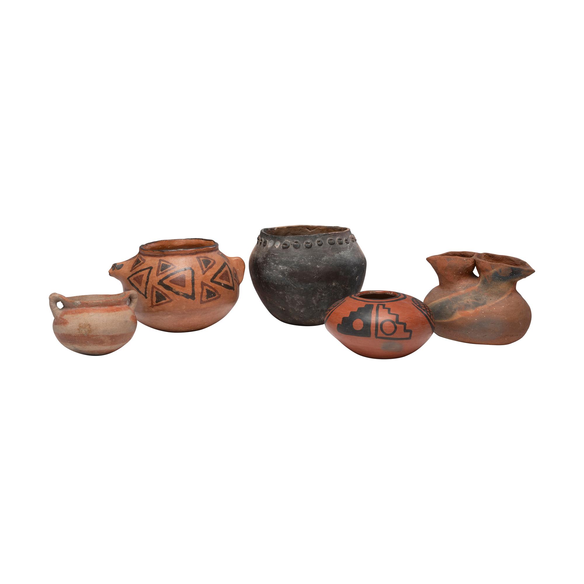 Group of Maricopa and Mexican Pottery, PLUS