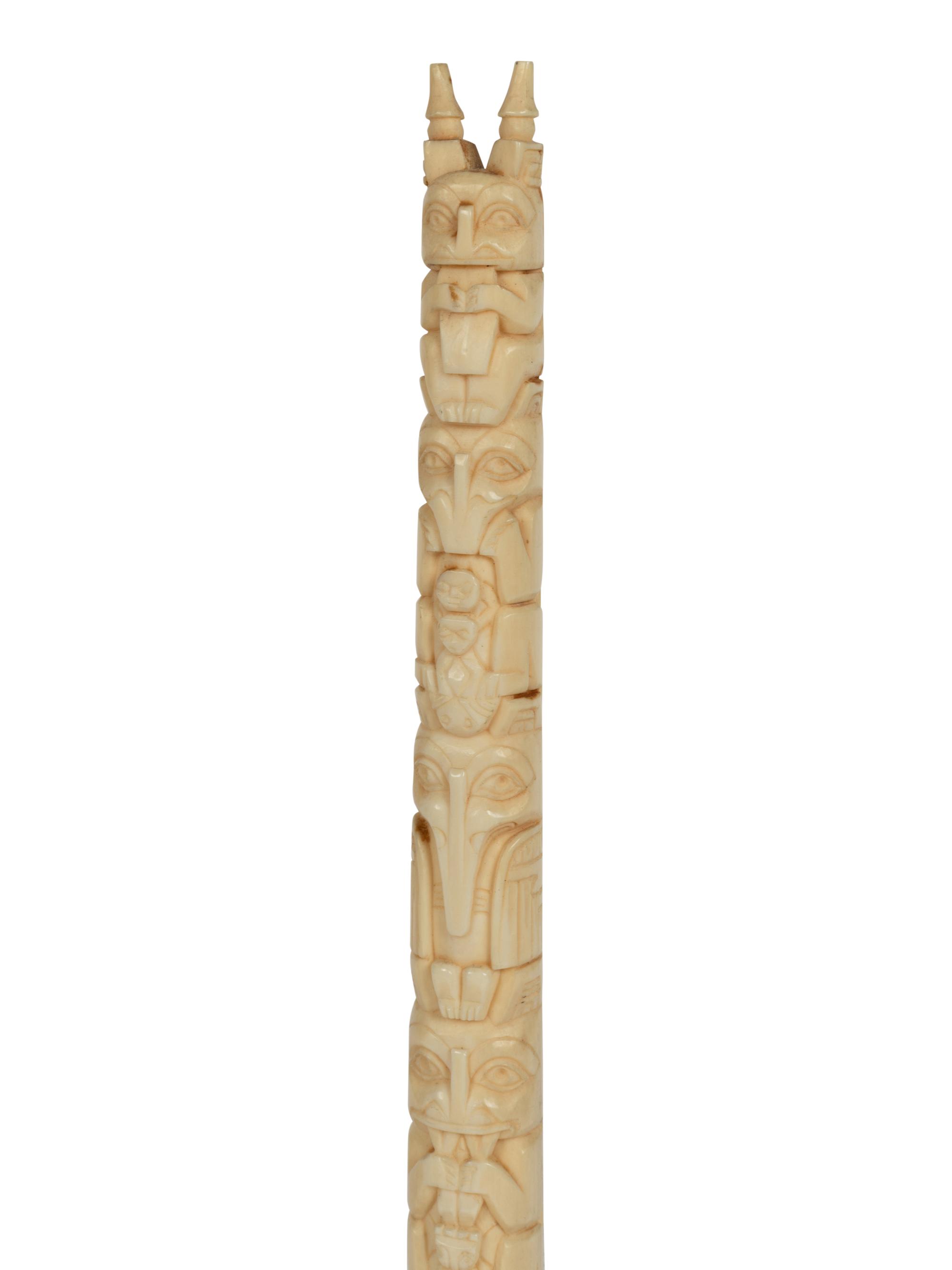 Northwest Coast Model Totem Pole